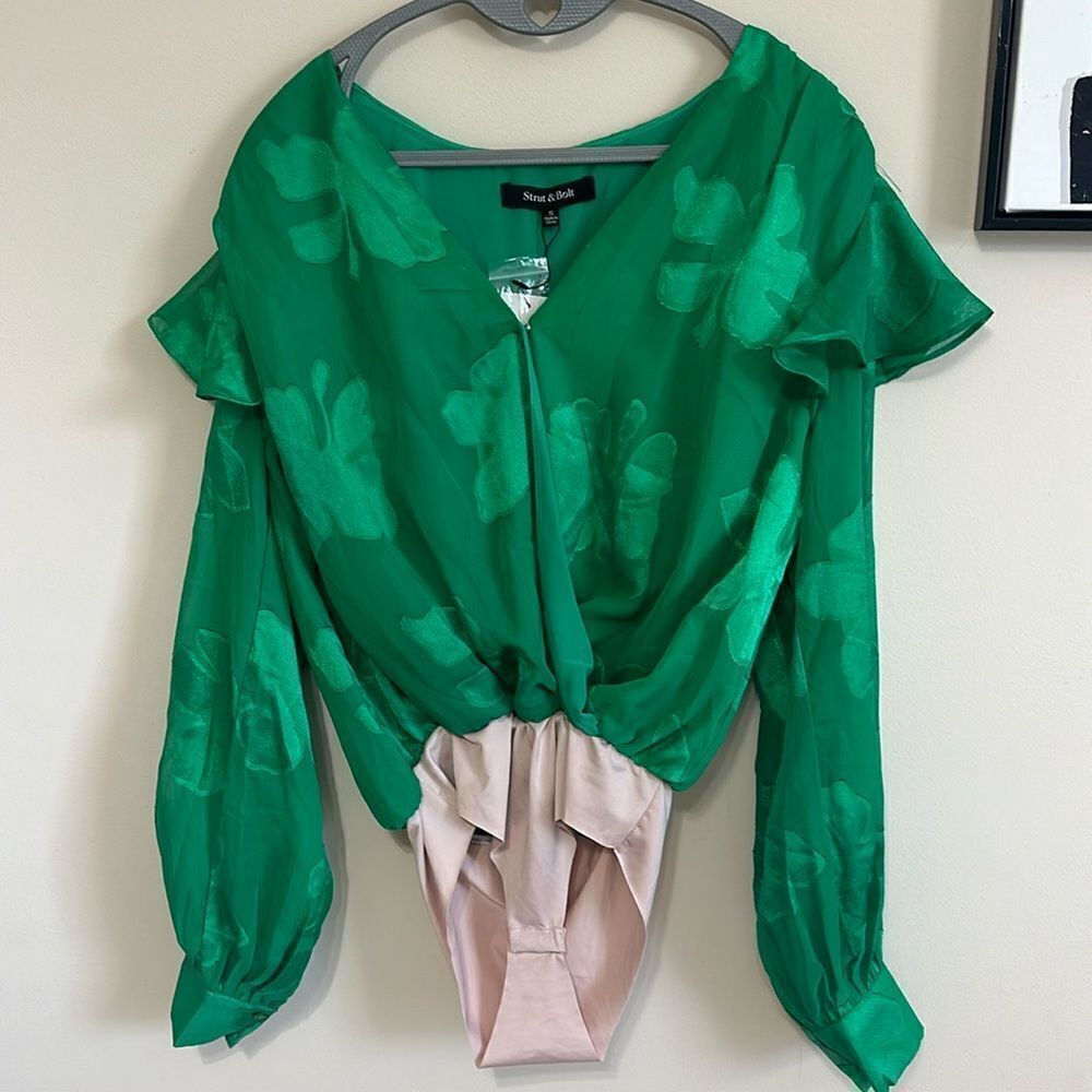 NWT Strut & Bolt DRAPE BODYSUIT
